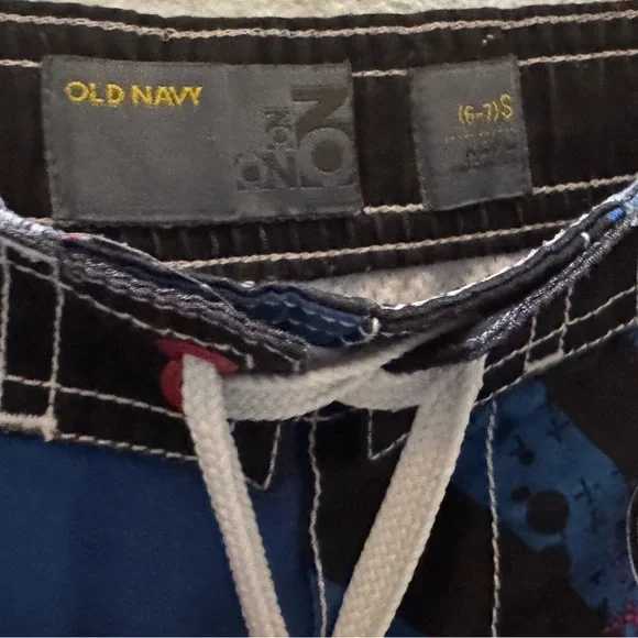 Blue and Black Boy’s Swim Shorts - Picture 6 of 6
